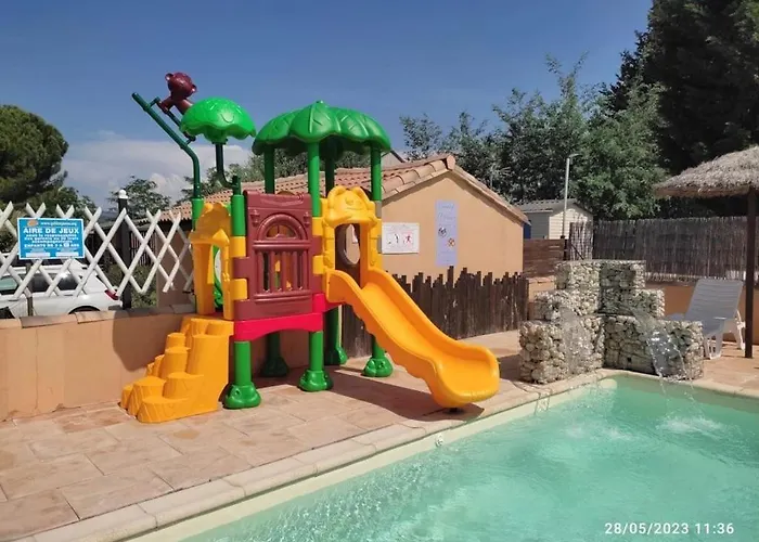 3 Etoiles - Piscine - Eebicc Dağ evi Massillargues-Attuech